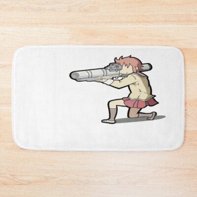 Nichijou Misato Missile Bath Mat