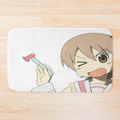 Nichijou Yuuko Caught The Sausage Bath Mat