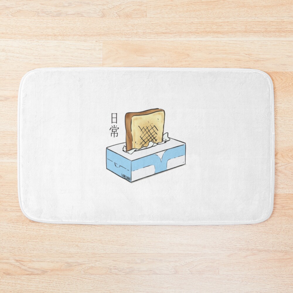New Nichijou Tissue Box Toaster Bath Mat