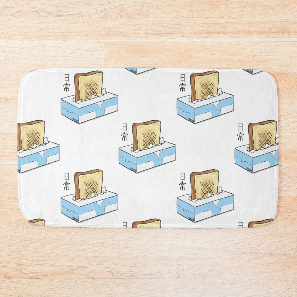 Nichijou Tissue Box Toaster Bath Mat