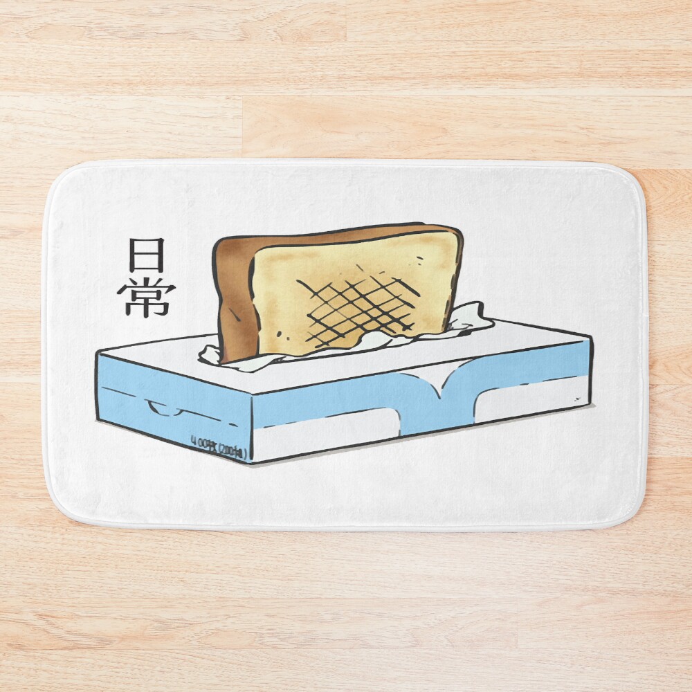 Nichijou Tissue Box Toaster Bath Mat