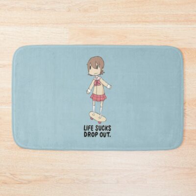 Life Sucks Drop Out Bath Mat