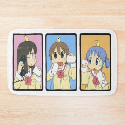 Mai Minakami Yuuko And Mio Nichijou Bath Mat