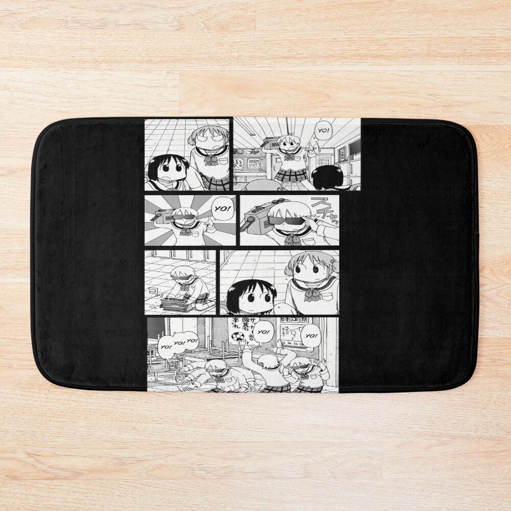 Nichijou Yuuko Yo Yo Yo Bath Mat