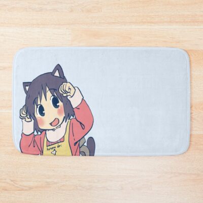 Robot Girl Nano But Is A Cat Girl Bath Mat