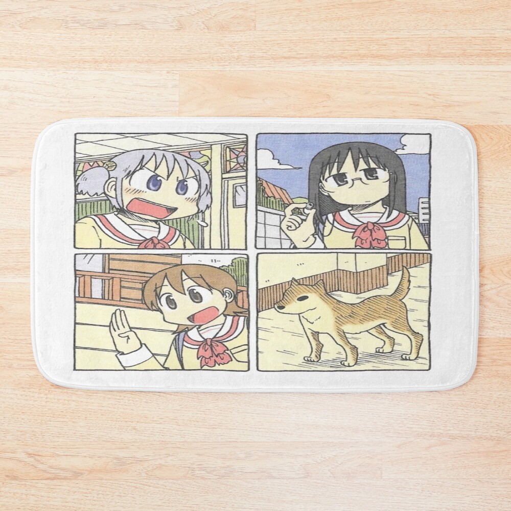 Nichijou Retro Design Bath Mat