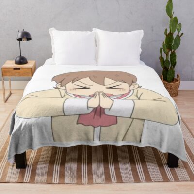 Funny Nichijou Yuuko Aioi Throw Blanket