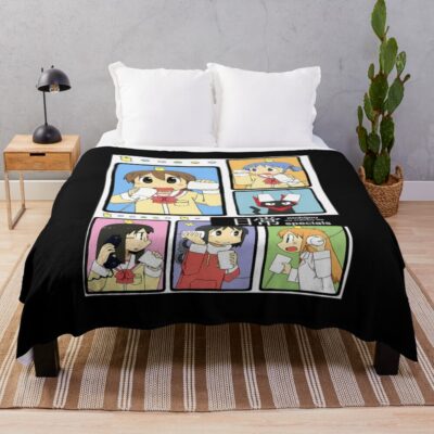 Nichijou Comedy-filled Anime Throw Blanket