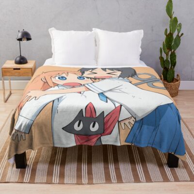 Nano Shinonome And Hakase Shinonome Throw Blanket