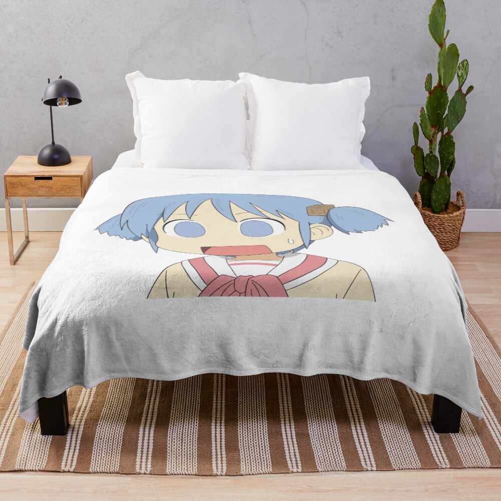 Cute Nichijou Mio Naganohara Throw Blanket
