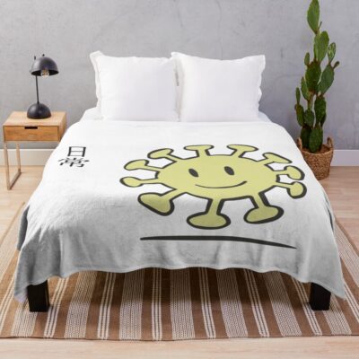 Hot Nichijou Sunny Throw Blanket