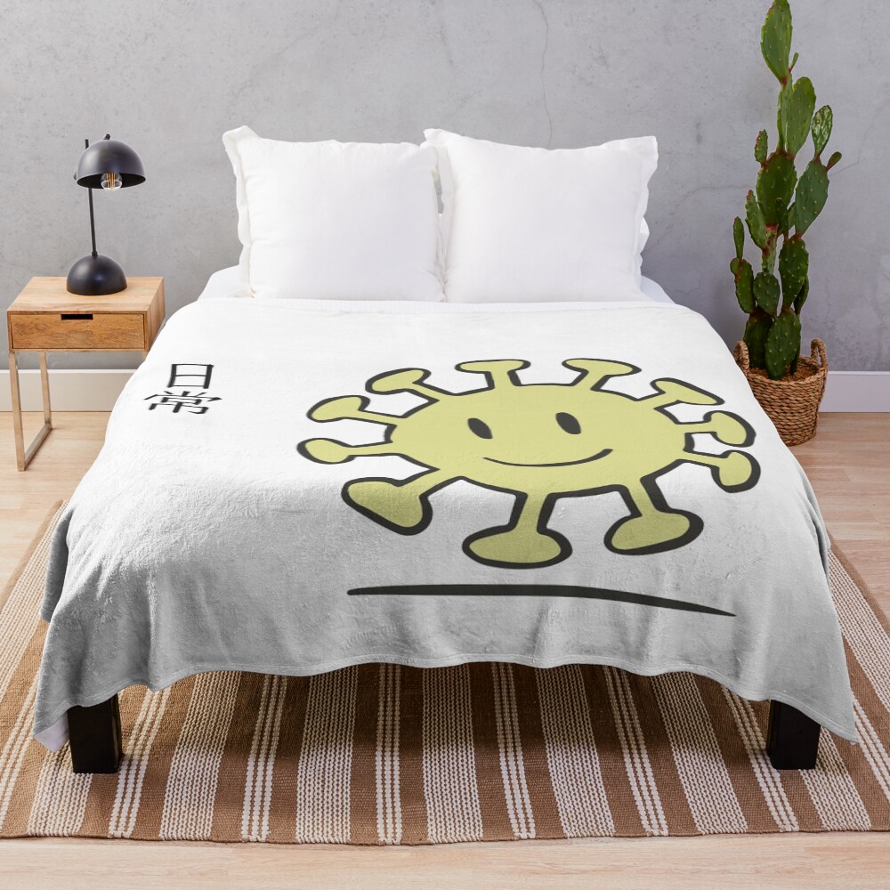 Hot Nichijou Sunny Throw Blanket