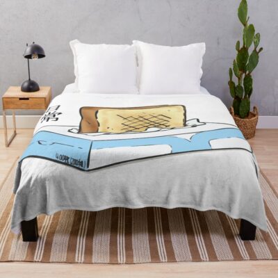 Nichijou Tissue Box Toaster Throw Blanket