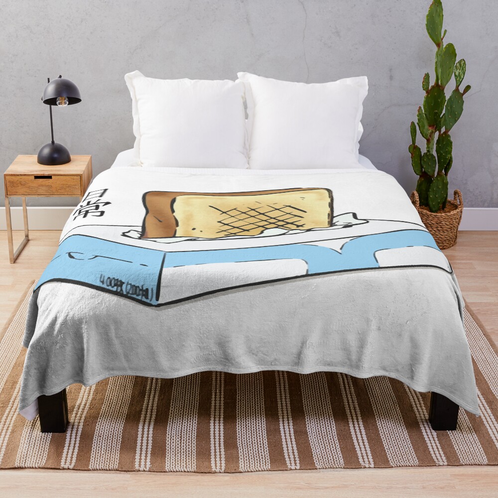 Nichijou Tissue Box Toaster Throw Blanket