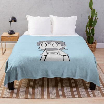 Nichijou Ehh Sticker Throw Blanket