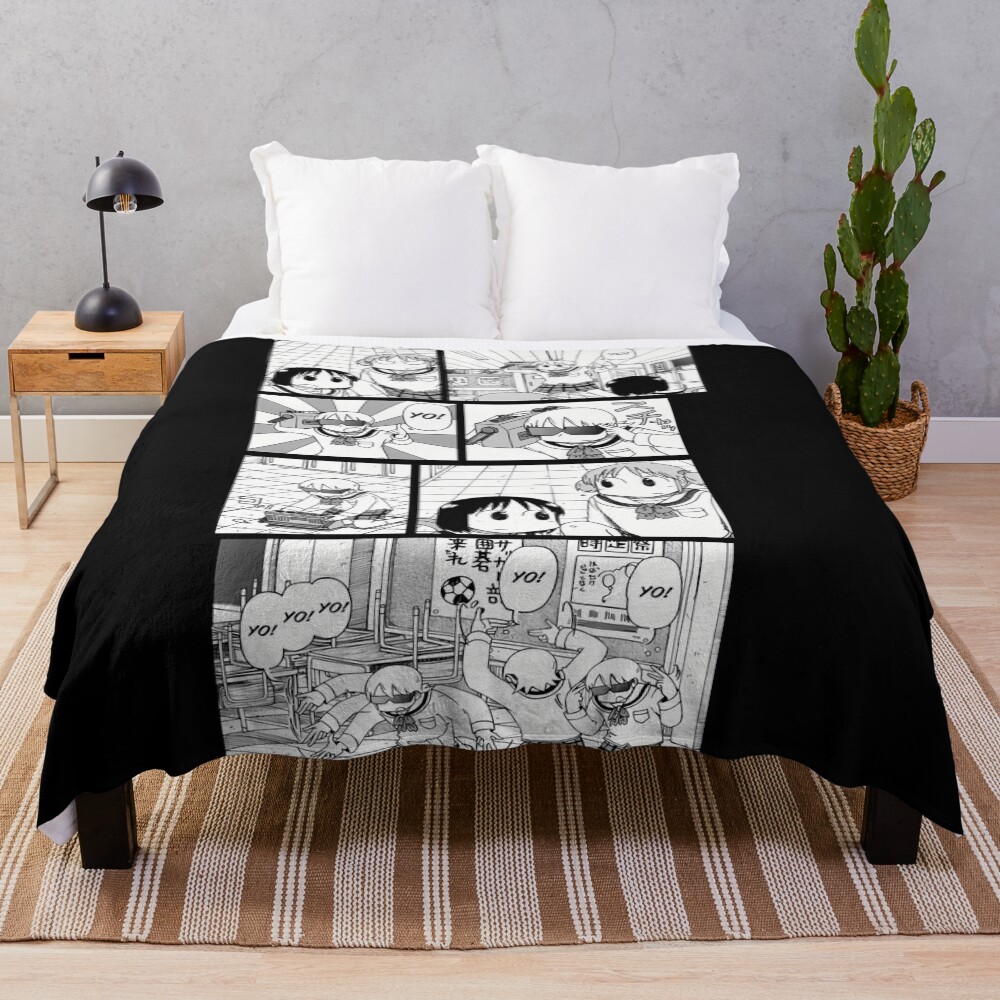 Nichijou Yuuko Yo Yo Yo Throw Blanket
