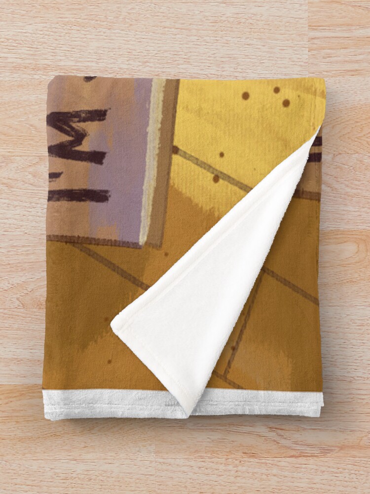 Stinky Cat Baby Nichijou Throw Blanket - Image 2