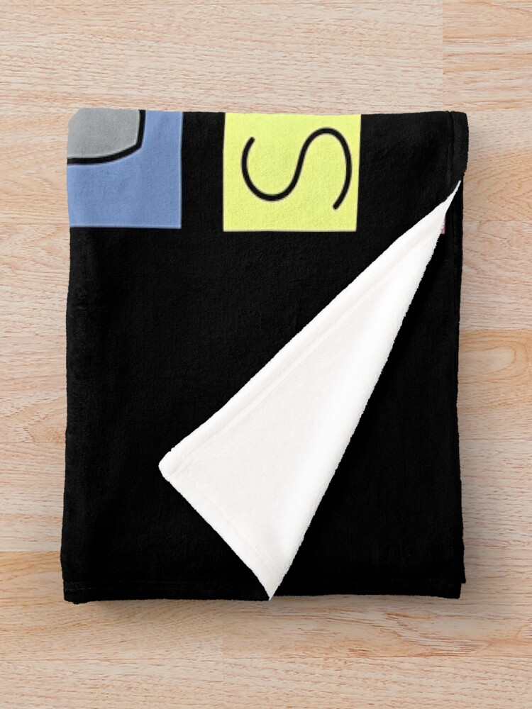 Nichijou Same Shark Throw Blanket - Image 2