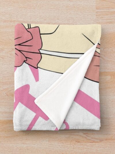 Alternative view of Nichijou Cool Yuuko Aioi Throw Blanket