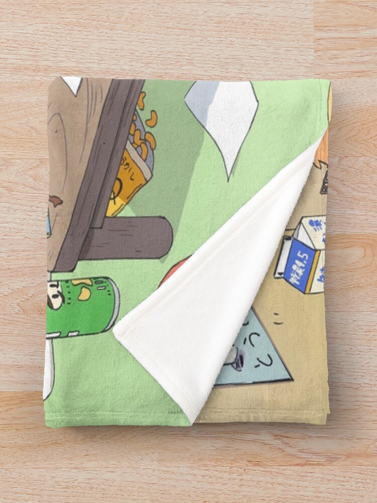 Nichijou Nano Shinonome And Hakase Shinonome Throw Blanket - Image 2
