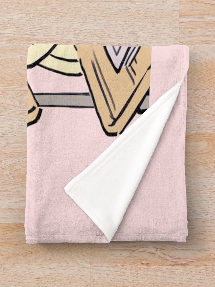 Mio Eating Sakamoto For Lunch Throw Blanket - Image 2