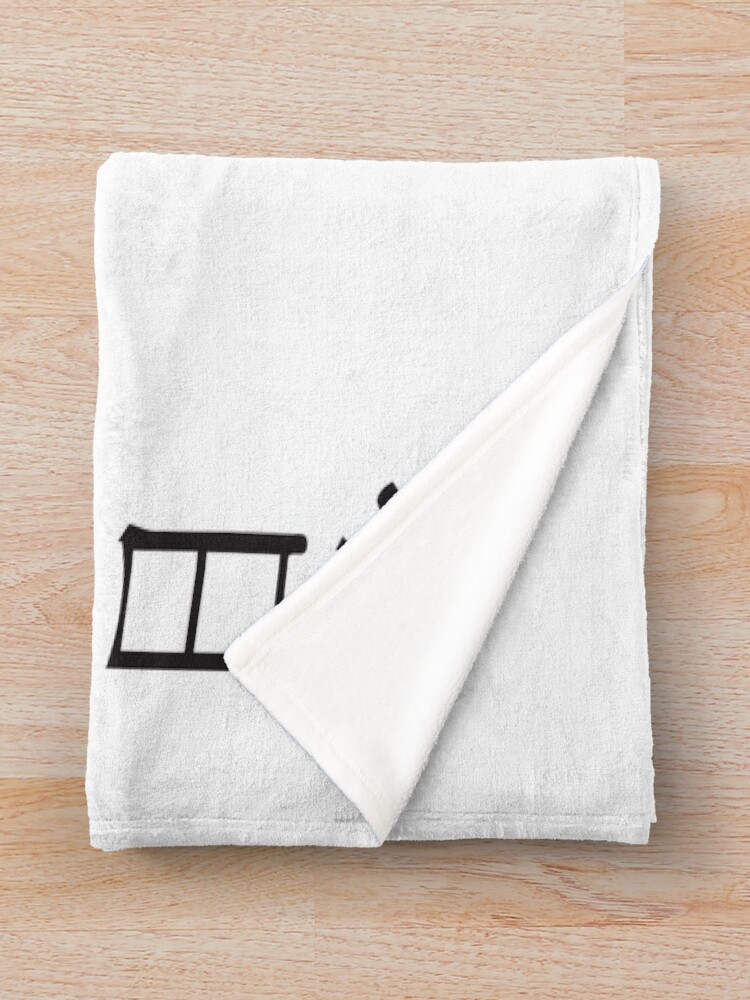 Nichijou Professor And Sakamoto Throw Blanket - Image 2
