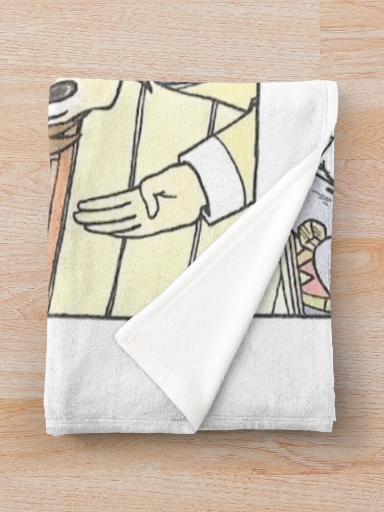 Nichijou Retro Design Throw Blanket - Image 2