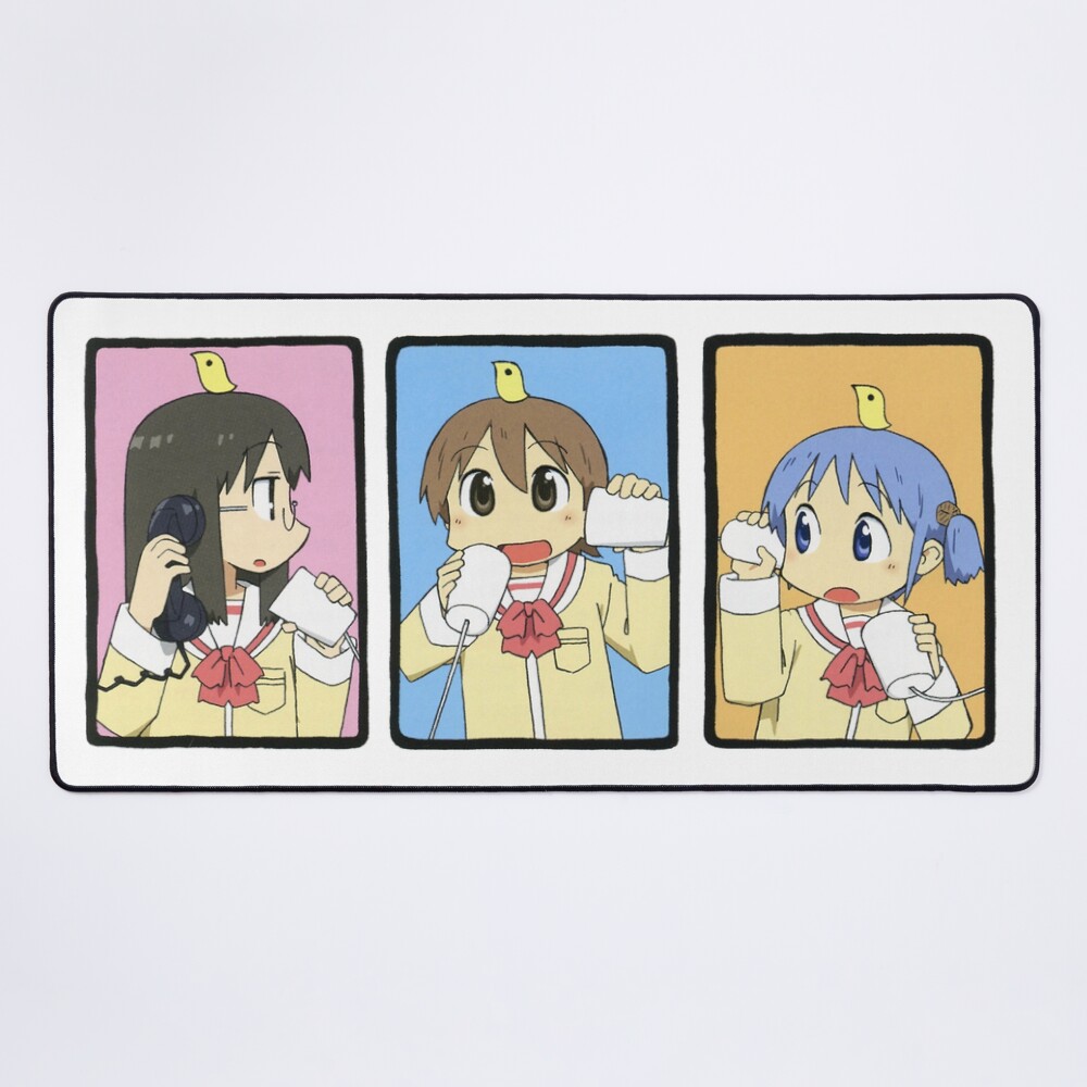 Mai Minakami Yuuko And Mio Nichijou Mouse Pad