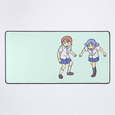 Looking Yuuko And Mio Funny Nichijou Meme Mouse Pad