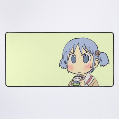 Mio Drinking Milk Carton Funny Nichijou Mouse Pad