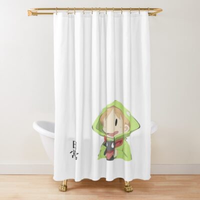 Nichijou Professor And Sakamoto Shower Curtain