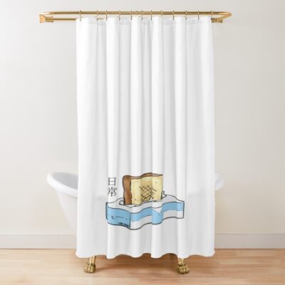 Nichijou Tissue Box Toaster Shower Curtain