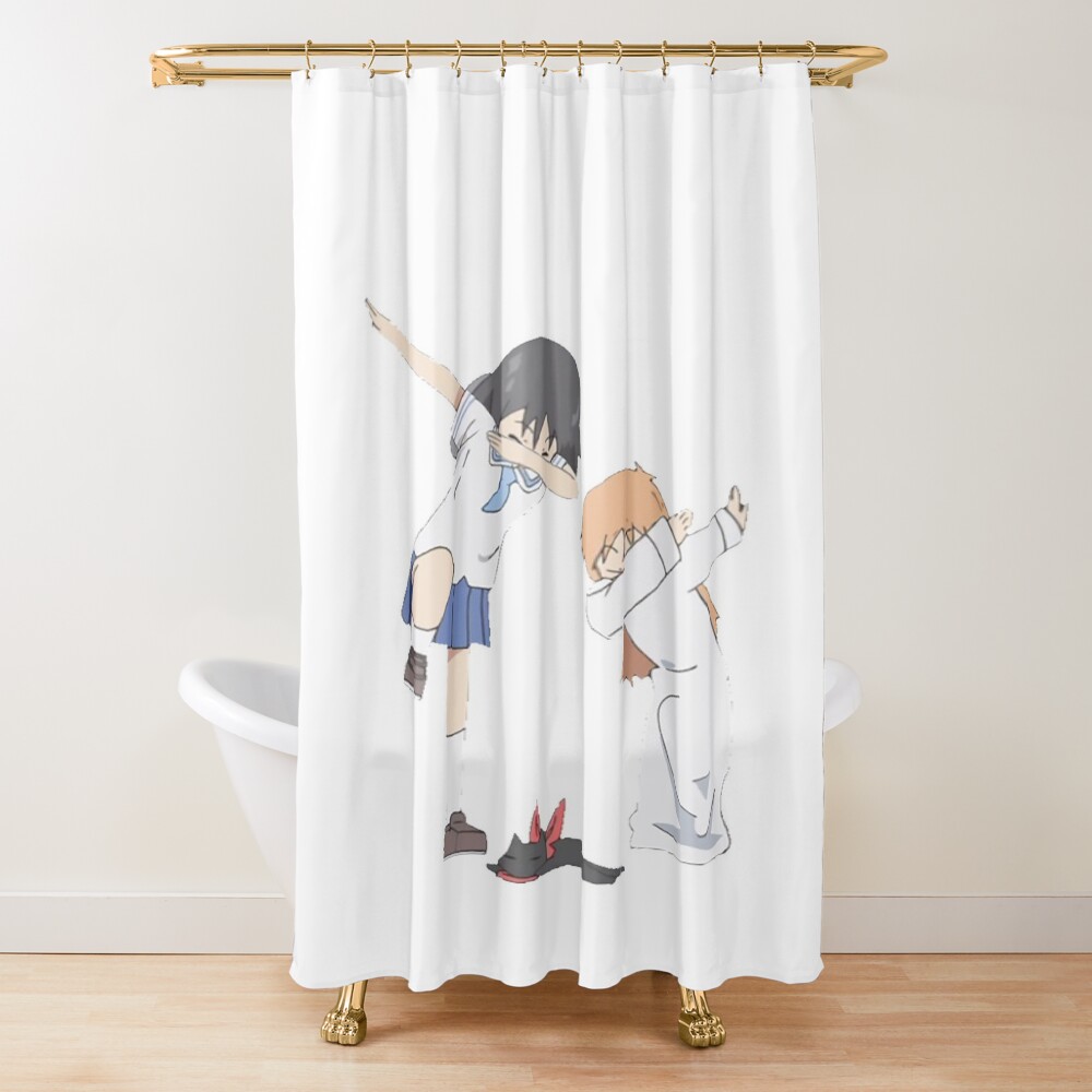 Shinonome Dab Nichijou Shower Curtain