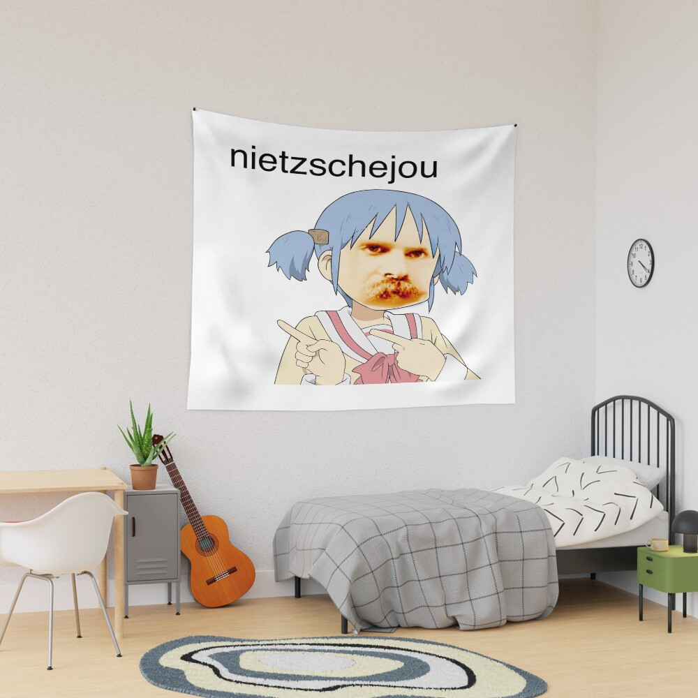 Nietzschejou Funny Mio Naganohara Tapestry
