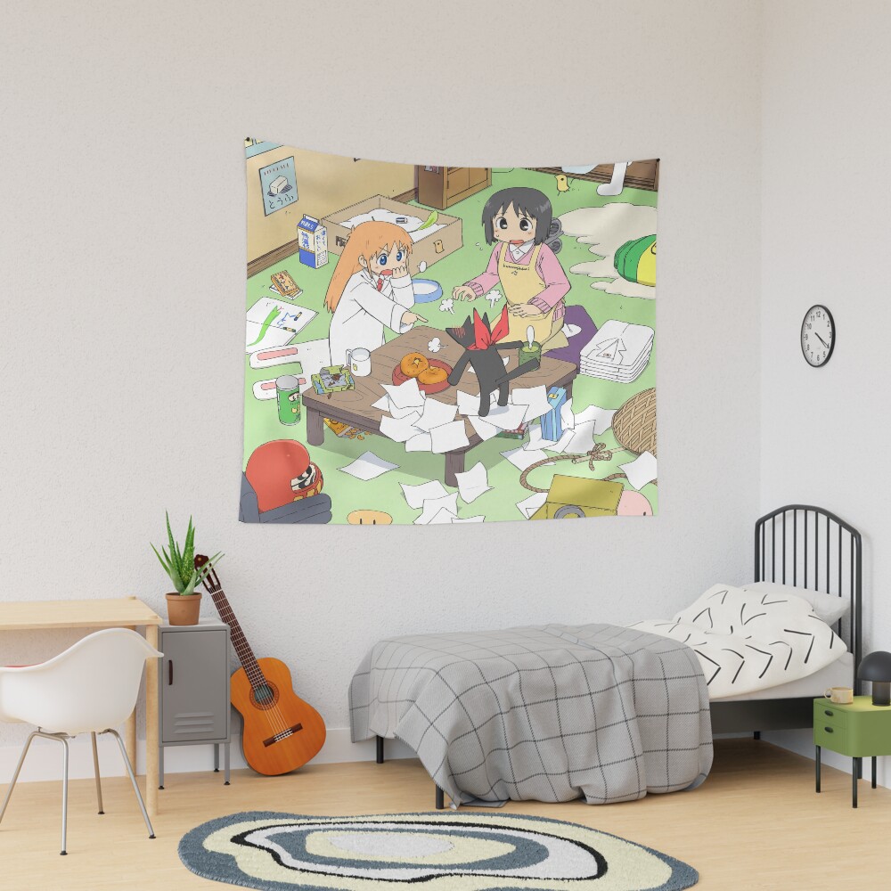 Nichijou Nano Shinonome And Hakase Shinonome Tapestry