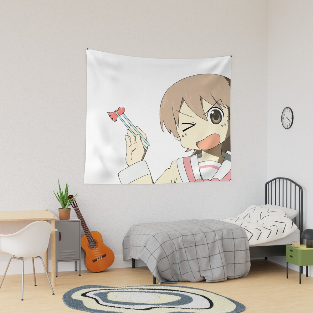 Nichijou Yuuko Caught The Sausage Tapestry