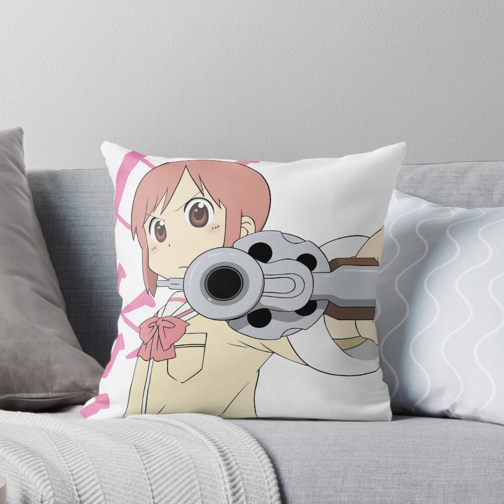 Nichijou Cool Yuuko Aioi Throw Pillow