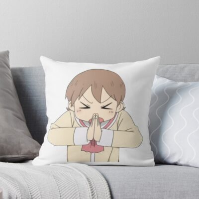 Funny Nichijou Yuuko Aioi Throw Pillow