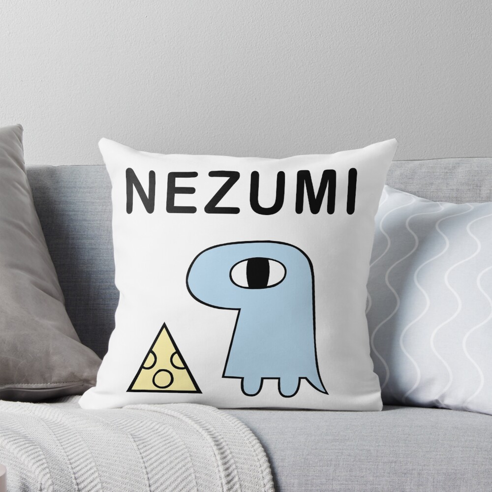 Nichijou Yuuko S Nezumi Throw Pillow