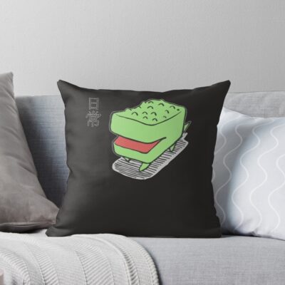 Nichijou Iconic Crocodile Throw Pillow