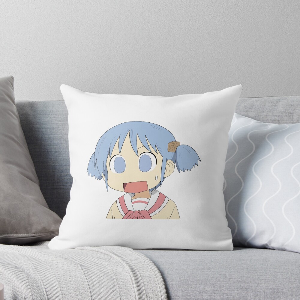 Cute Nichijou Mio Naganohara Throw Pillow